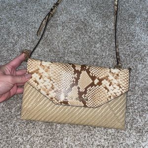 Michael Kors Snakeskin crossbody purse